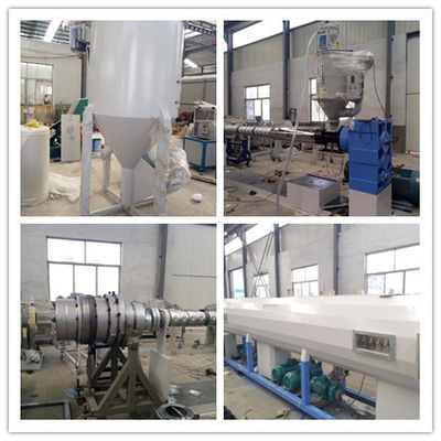 CE 380v 50hz Cool and Hot Water Pe Pipe Extrusion Line High output