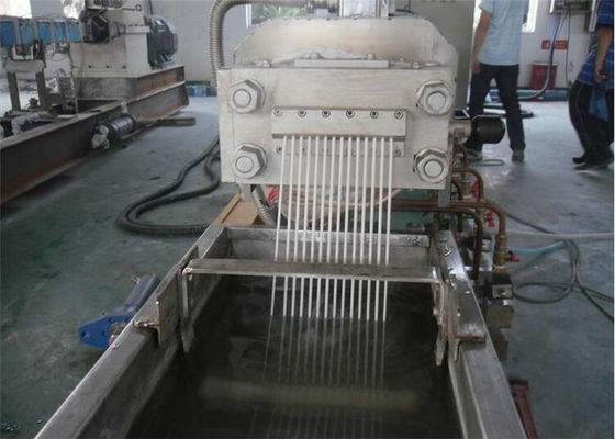 अच्छी कीमत पीएलसी कंट्रोल सिस्टम के साथ सिंगल स्क्रू डबल स्टेज पीई प्लास्टिक पेलेटाइजिंग मशीन ऑनलाइन