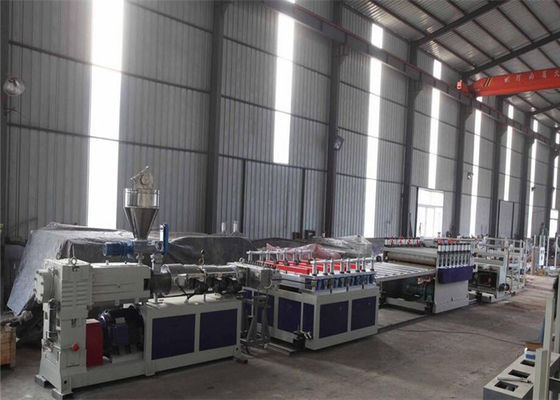 अच्छी कीमत फर्नीचर 1 साल की वारंटी के लिए 380V 50HZ डब्ल्यूपीसी बोर्ड उत्पादन लाइन ऑनलाइन