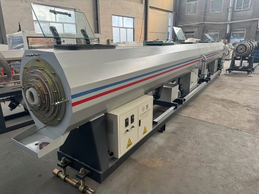 SJ75/33 PE HDPE LDPE पाइप उत्पादन लाइन, उच्च गति PE पाइप एक्सट्रूडर