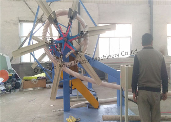 Single Screw PE Pipe Plastic Extrusion Machine With High Capacity