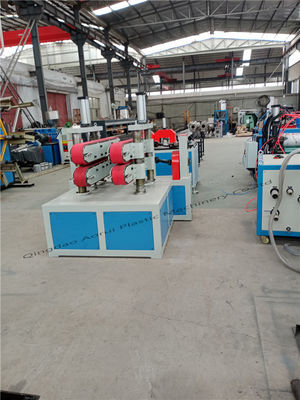 पीवीसी दो खोखले conduit extrusion लाइन 12 - 63 मिमी डबल आउटलेट पाइप बनाने की मशीन